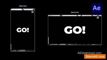 Stomp Typo Text Intro / Ae Openers template preview