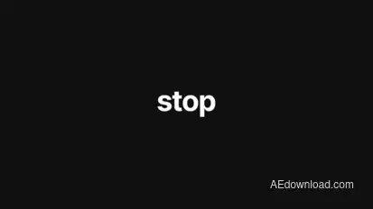 Stomp Typography Titles template preview