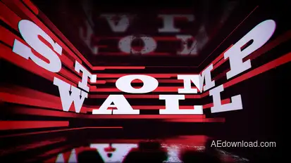 Stomp Wall Titles template preview