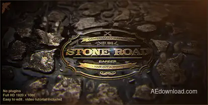 Stone Road Logo Logo Stings template preview