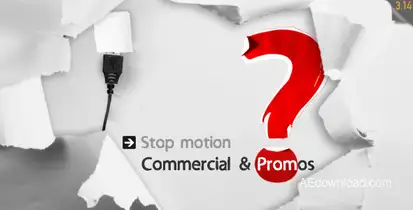 Stop Motion Commercial & Promos Openers template preview