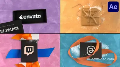 Stop Motion Xmas Greetings for After Effects Elements template preview