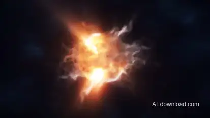 Storm Particles Logo Intro Logo Stings template preview