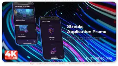 Streaks App Promo A17 Product Promo template preview