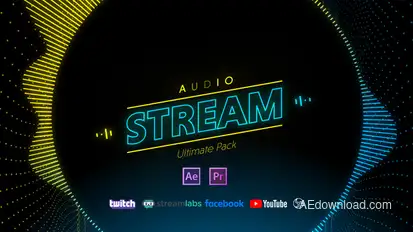 Stream Audio Pack broadcast-packages template preview