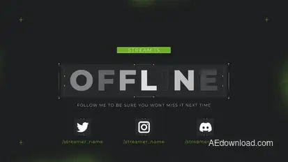 Streaming Pack Elements template preview