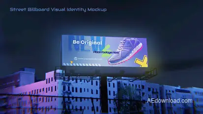 Street Billboard Visual Identity Mockup Product Promo template preview