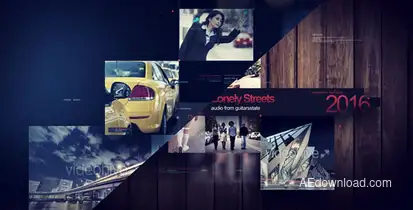 Street Life Video Displays template preview