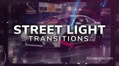Street Light Transitions broadcast-packages template preview