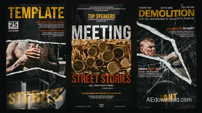 Street Stories Product Promo template preview