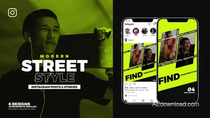 Street Style Instagram Ad B93 Product Promo template preview