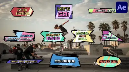 Street Titles | After Effects Titles template preview