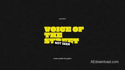 Street Type Titles template preview