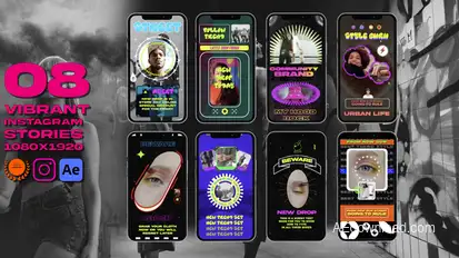 Streetwear Reels Product Promo template preview