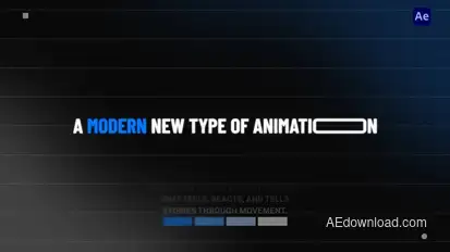 Stretch Titles | AE Titles template preview