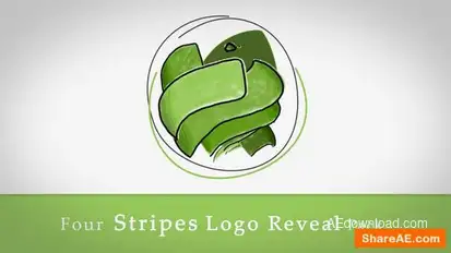 Stripes Logo Reveal Pack Logo Stings template preview