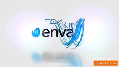 Stripes Ribbon Logo Logo Stings template preview