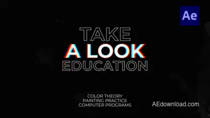 Stroke and Fill Text Titles Titles template preview