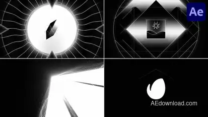 Strokes Logo for After Effects Logo Stings template preview