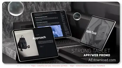 Strong Style Tablet Promo Product Promo template preview