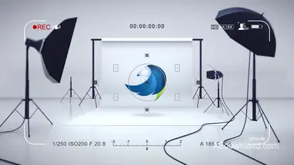 Studio Photo Logo Stings template preview