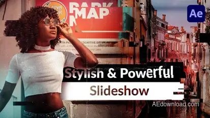 Stylish Powerful Slideshow Video Displays template preview