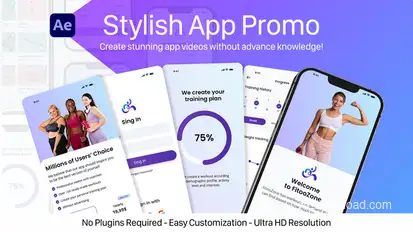 Stylish App Promo Product Promo template preview