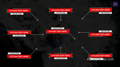 Stylish Call Out After Effects Titles template preview