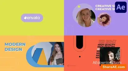 Stylish Creative Scenes | After Effects Openers template preview