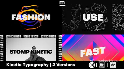 Stylish Fashion Intro Titles template preview