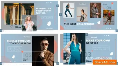 Stylish Fashion Promo Openers template preview