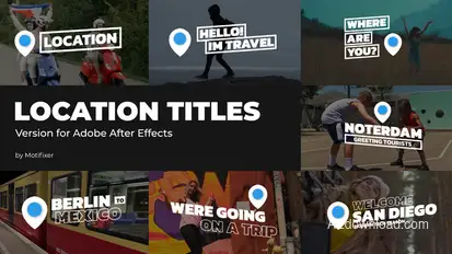 Stylish Location Titles Titles template preview