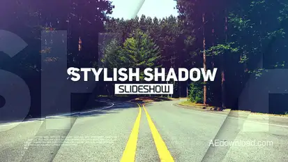 Stylish Shadow Slideshow Openers template preview