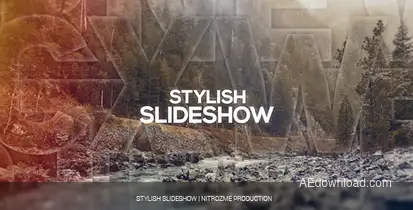 Stylish Slideshow Video Displays template preview