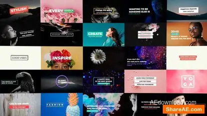 Videohive Stylish Titles 22128283 Titles template preview