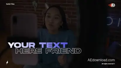 Stylish Titles Titles template preview