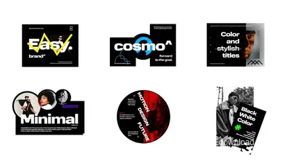 Stylish Titles For After Effects Titles template preview