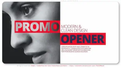 Stylish Titles Opener Titles template preview