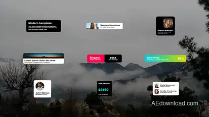 Stylish Titles Pack For After Effects Titles template preview
