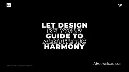 Stylish Typography | After Effects Titles template preview