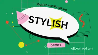 Stylish Typography Opener Openers template preview