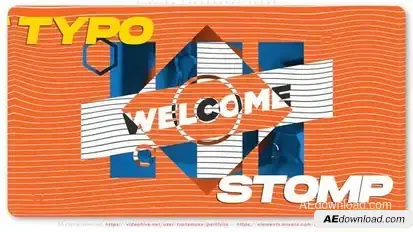 Stylish Typography Stomp Openers template preview