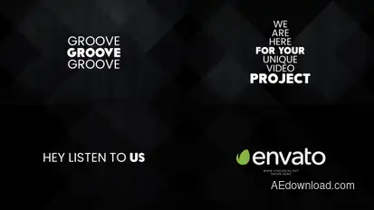 Subliminal Text Reveal Openers template preview