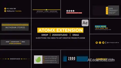 Subtext Title Titles template preview