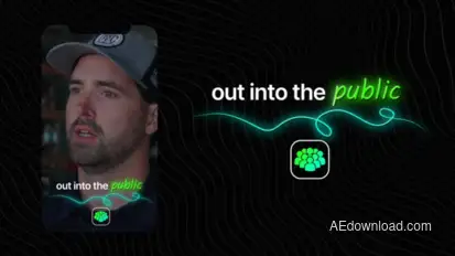 Subtitles & Captions Text Animations Titles template preview