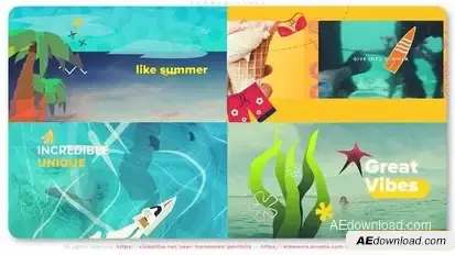 Summer Blog Intro Openers template preview