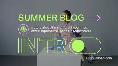 Summer Blog Intro Openers template preview