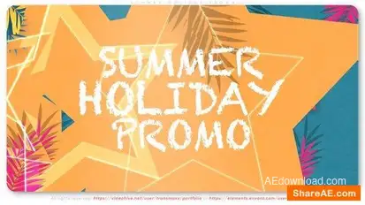 Summer Holiday Promo Openers template preview