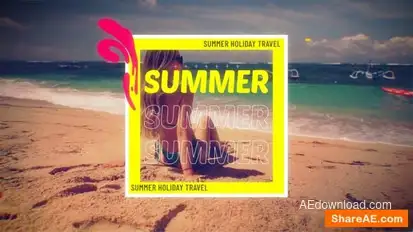 Summer Holiday Travel Openers template preview