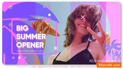 Summer Minimal Opener Openers template preview